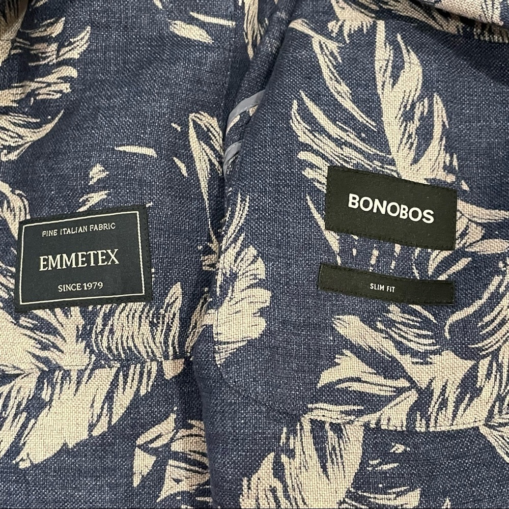 BONOBOS Italian Lightweight Pattern Blazer - Picture 3 of 6